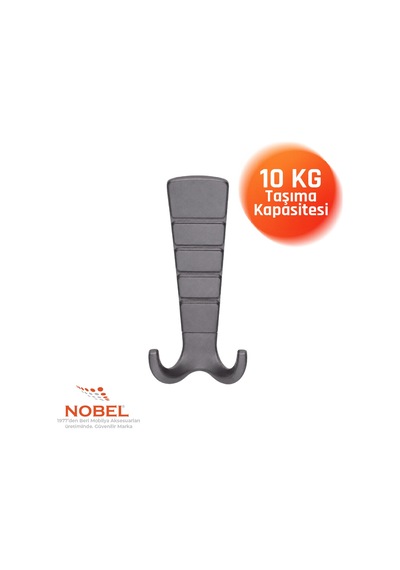 Mina Lüks Portmanto Askı, Metal, Vestiyer Askı, 202 Gr, Dolap Askılık, Duvar Askılığı, Titanyum Vidalı 5 Adet
