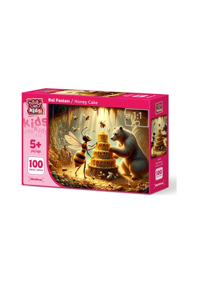 Art Çocuk Bal Pastası 100 Parça Puzzle
