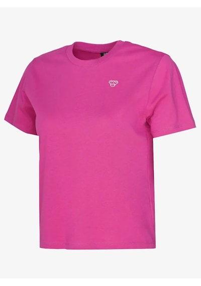 Hummel 911867-3502 T-ıc Icona Regular Kadın Tshirt Pembe