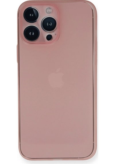 Apple İphone 14 Pro Kılıf Pp Ultra İnce Kapak - Pembe Çok Renkli