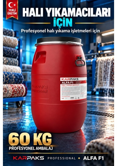 Alfa F1 Ultra Halı Yıkama Şampuanı 60kg Tekli