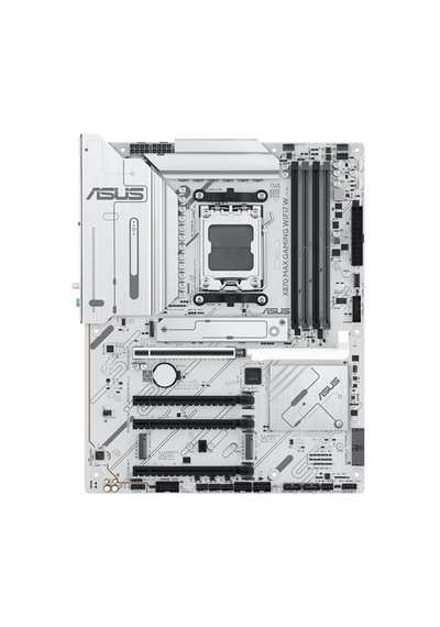 Asus X870 Max Gamıng Wıfı7 W Ddr5 Hdmı Dp Pcıe 5.0 Am5 Atx Beyaz-213696