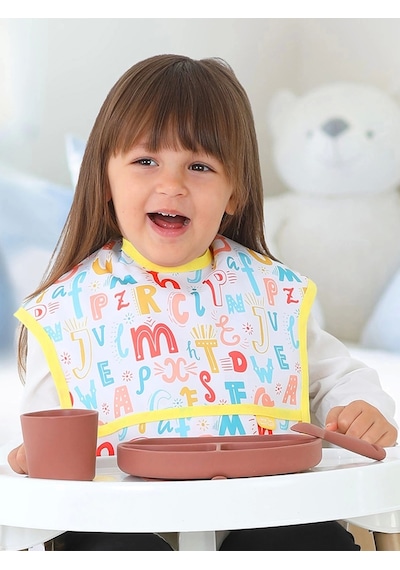 Babyjem Baskılı Blw Kolsuz Önlük 788 Harf Desen Çok Renkli