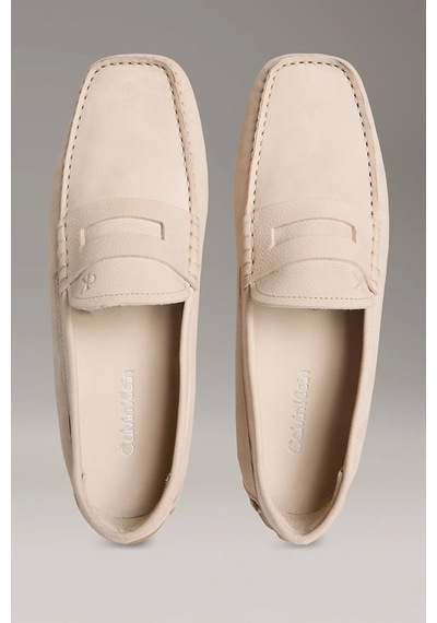 Calvin Klein Nubuk Penny Driver Erkek Bej Sneaker Hm0hm01866-ace Bej