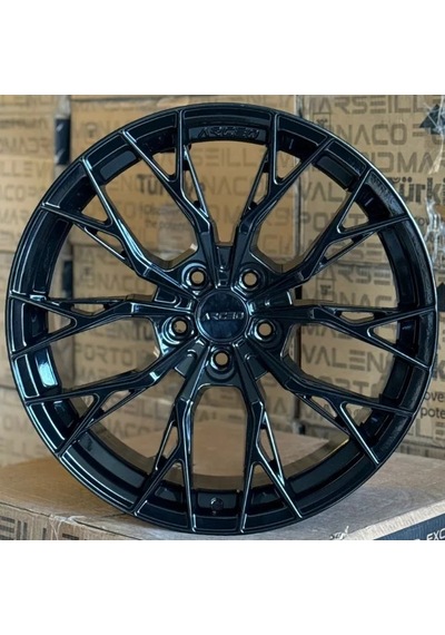 8249400002453 5 120 20 9.0 Et30 Gloss Black Arceo Roma Jant Model