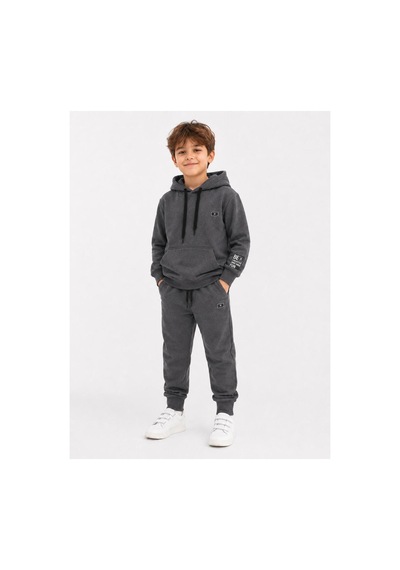 H&c Coolboy H&c Erkek Çocuk Haki Kapüşonlu Baskılı Eşofman Takımı Sweatshirt Ve Jogger Alt Gri Antrasit H&c Coolboy H&c Erkek Çocuk Haki Kapüşonlu Baskılı Eşofman Takımı Sweatshirt Ve Jogger Alt Gri Antrasit