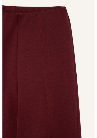 Defacto Straight Fit Kalın Sweatshirt Kumaşı Pantolon F8513ax25aubr248 Bordo-br248