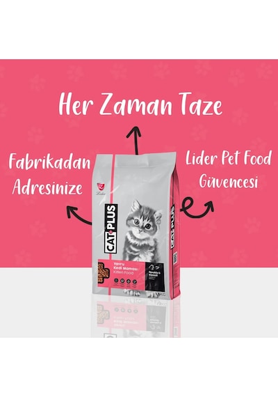 Catplus Tavuklu Hamsili Yavru Kedi Maması 1500 G