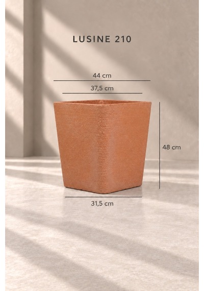 Bostann Dekoratif Saksı - Lusıne 210 - 74l - Kahverengi