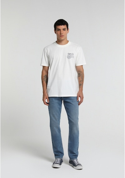 Colin's Colins Regular Fit Yuvarlak Yaka Düz Erkek Beyaz Kısa Kol Tişört Cl1081342 Q1.v2 Ofw