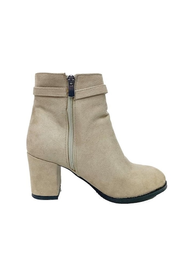 Emay 509 Süet Trend Fashion Kadın Bot Bej