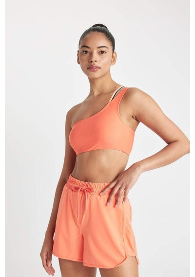 DeFactoFit Sporcu Tek Omuz Bikini Üstü B6340AX24HSOG37 Turuncu