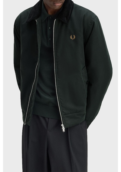 Fred Perry Pamuklu Regular Fit Kadife Yaka Logolu Mont Unisex Mont J8535 Q20 Koyu Yeşil Fred Perry Pamuklu Regular Fit Kadife Yaka Logolu Mont Unisex Mont J8535 Q20 Koyu Yeşil