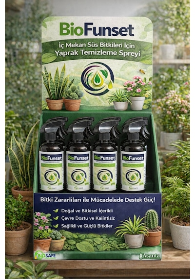 BioFunset 500 ml – Ev ve Süs Bitkilerinde Görülen Mildiyö, Külleme ve Küfleşmeye Yönelik Doğal Bakım Ürünü