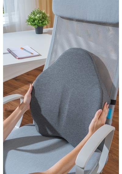 REST Visco Bel Yastığı Sırt Minderi Ortopedik Bel Minderi Ortopedik Sırt Yastığı 54x42x9cm