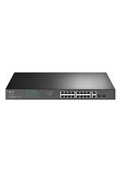 Tp-lınk Tl-sg1218mp 16 Port Gıgabıt+ 2x1gb Rj45/2xsfp Combo 250 Metre Poe Mesafe 250w Rackmount Swıtch
