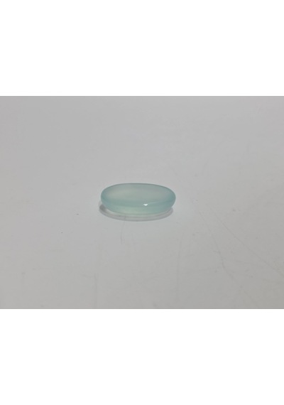 Kabaşon Kesim Doğal Aqua Kalsedon Taşı 37 Karat A001
