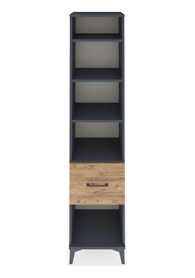 Hyperion Dolap 4 Raflı Tek Çekmeceli 44x44x195 Antrasit-çam Antrasit Hyperion Dolap 4 Raflı Tek Çekmeceli 44x44x195 Antrasit-çam Antrasit