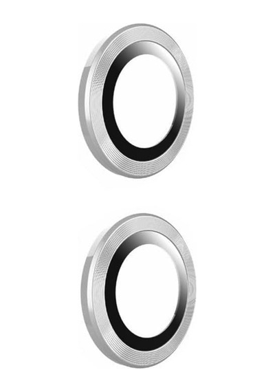 Samsung Galaxy Uyumlu A06 Raze Metal Kamera Lens Koruyucu Gümüş
