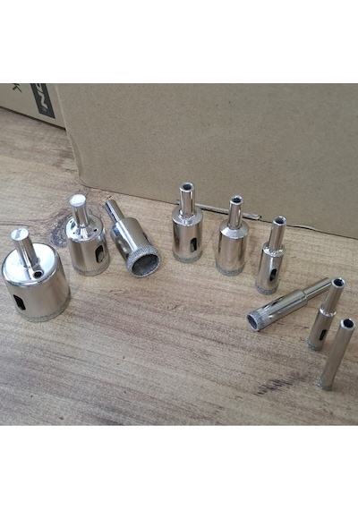 Merttools 9 Parça Elmas Kaplama Delik Delme Uç Seti 6 30 Mm