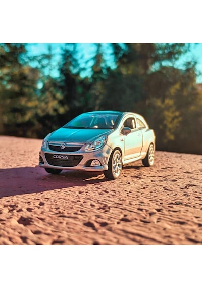 Welly Metal Opel Corsa Çek Bırak Model Araba Opel