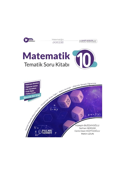 Palme 2026 10. Sınıf Matematik Joker Tematik Soru Kitabı