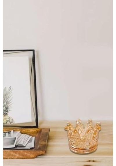 Gold Kral Tacı Model Mini Mumluk,küllük,lokumluk Çok Amaçlı Kase Diğer