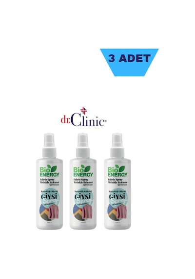 Dr.Clinic Bio Energy Giysi Spreyi 3 x 200 ML