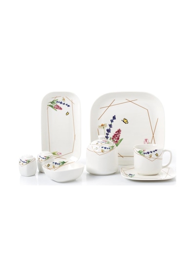 KORKMAZ A8628 KAPPA COLL.28 P KAHVALTI TAKIMI Çok Renkli