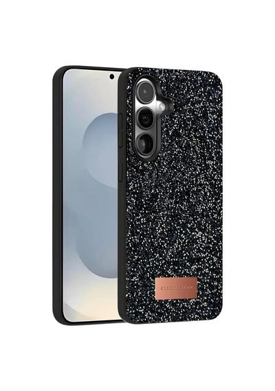 Onegif Samsung Galaxy S25 Plus Uyumlu Bright Simli Kapak - Siyah