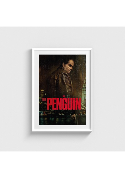 The Penguin Dizi Posteri Tablo Çerçeveli Poster Duvar Dekorasyonu Beyaz Çerçeveli Tablo Beyaz Çerçeveli Tablo Dn11d542beyaz