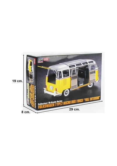 Hasegawa Ch48 51048 1/24 Ölçek, Volkswagen Type2 Micro Bus 1963 Komple İç Detaylı , Otomobil Plastik Model Kiti