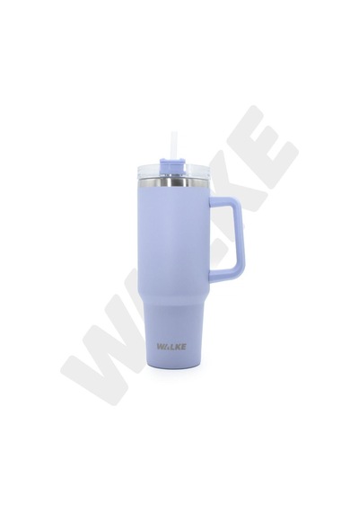 Walke Luxury Pipetli Bardak Termos 1.2 Litre Mor Mor