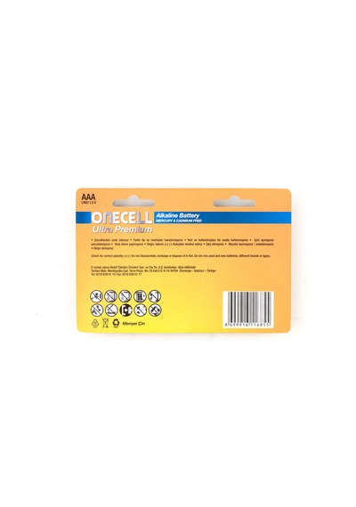 Ultra Premium Alkalin 1,5 V. 8'li Aaa Boy Pil
