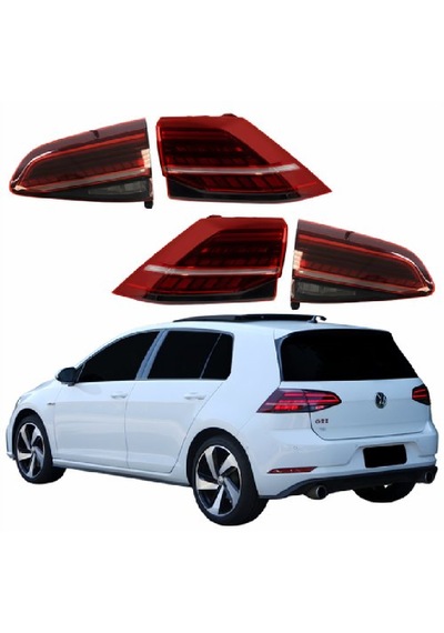 Volksvagen Golf 7 2013-2016 Mk7 Kırmızı Ledli Arka Stop