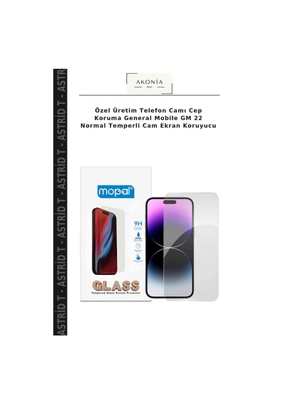 Özel Üretim Telefon Camı Cep Koruma General Mobile Gm 22 Normal Temperli Cam Ekran Koruyucu