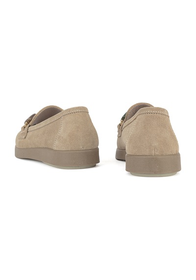 Ziya, Kadın Hakiki Deri Loafer Ayakkabı 161359z710 Bej 161359z710 340