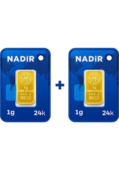 Nadir Gold 24 Ayar 2 Gram Külçe Altın