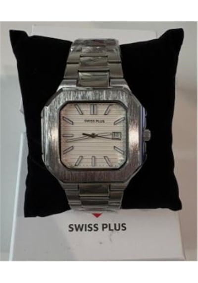 Swiss Plus Man Watch Premium Seri Model-8 Rs23146 White-silver Kol Saati Diğer