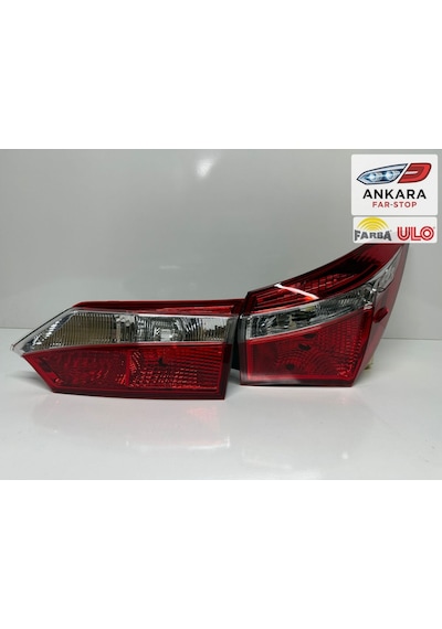 Toyota Corolla 2013 - 2015 Stop Lambası Sağ İç Ve Dış Takım  Farba - Ulo - 2 Stop -