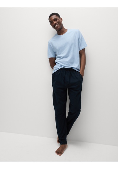 Marks & Spencer Saf Pamuklu Pijama Takımı T07000539 Mavi Marks & Spencer Saf Pamuklu Pijama Takımı T07000539 Mavi