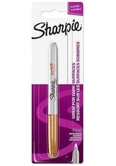 Sharpie Metalik Markör Kalem Bronz Tekli