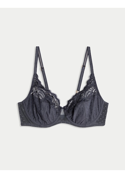 Marks & Spencer Amelia Dantelli Balenli Full Cup Sütyen T33002306 Lacivert Marks & Spencer Amelia Dantelli Balenli Full Cup Sütyen T33002306 Lacivert
