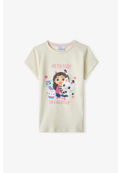 Penti Ekru Kız Çocuk Gabby’s Dollhouse Pamuklu Pijama Takımı
