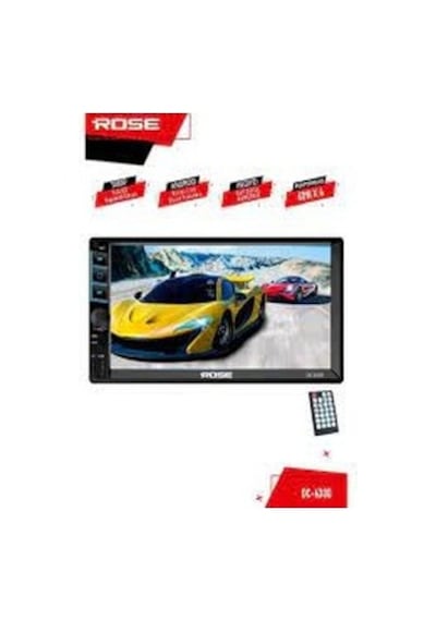Rose DC-6300 Bt 7 Inç Double Oto USB Sd Bluetooth Teyp