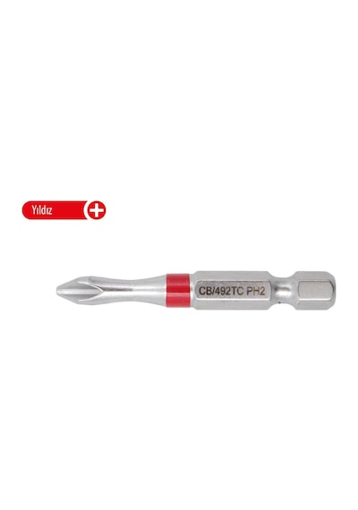 Ceta Form Ph2 X 50 Mm Yıldız Bits Uç Renk Kodlu Cb/492tc