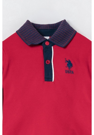 U.S. Polo Assn. Erkek Bebek Kırmızı Uzun Kol Pijama Takım Usb3195-c-v2 Usb3195-c-v2