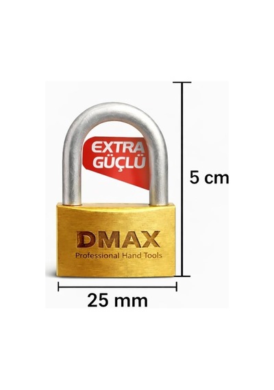 Vıvaluxe Dmax 25 Mm Pirinç Asma Kilit