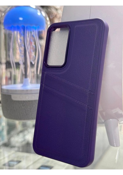 Samsung Galaxy A34 Uyumlu Deri Kartlıklı Kılıf