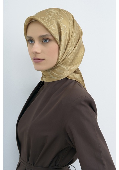 Armine Saf İpek Sura Eşarp-2026 İlkbahar-yaz- 953700d Gold
